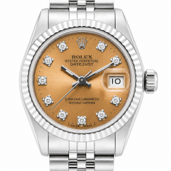 Rolex Datejust 26MM 69174 Factory Diamond Dial Watch